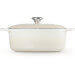 Cocotte ovale en fonte émaillée Le Creuset Signature 29cm Meringue