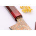 Couteau bunka 16cm japonais artisanal Takeshi Saji VG10 Rainbow Nashiji