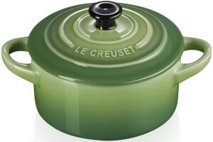 Mini cocotte ronde en céramique Le Creuset 10cm Bambou