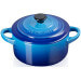 Mini cocotte ronde en céramique Le Creuset 10cm Azur