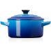 Mini cocotte ronde en céramique Le Creuset 10cm Azur