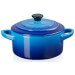 Mini cocotte ronde en céramique Le Creuset 10cm Azur