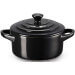 Mini cocotte ronde en céramique Le Creuset 10cm Noir Onyx