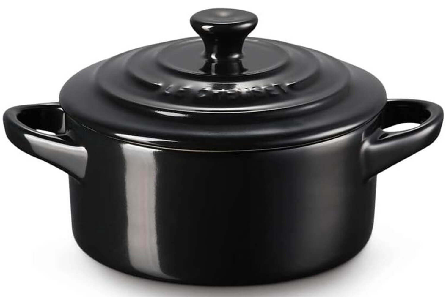 Mini cocotte Le Creuset ronde 10cm en céramique Onyx