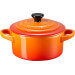 Mini cocotte ronde en céramique Le Creuset 10cm Volcanique
