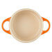 Mini cocotte ronde en céramique Le Creuset 10cm Volcanique