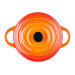 Mini cocotte ronde en céramique Le Creuset 10cm Volcanique