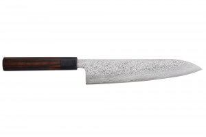 Couteau de chef 21cm japonais artisanal Makoto Kurosaki VG7 Damas