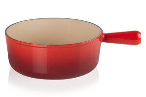 Caquelon Le Creuset 22cm en fonte émaillée Cerise