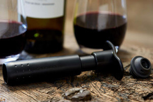 Pompe à vin Le Creuset WA-137 Noir Mat + 3 bouchons