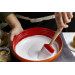 Spatule en silicone Le Creuset Création petit modèle 4,5cm cerise