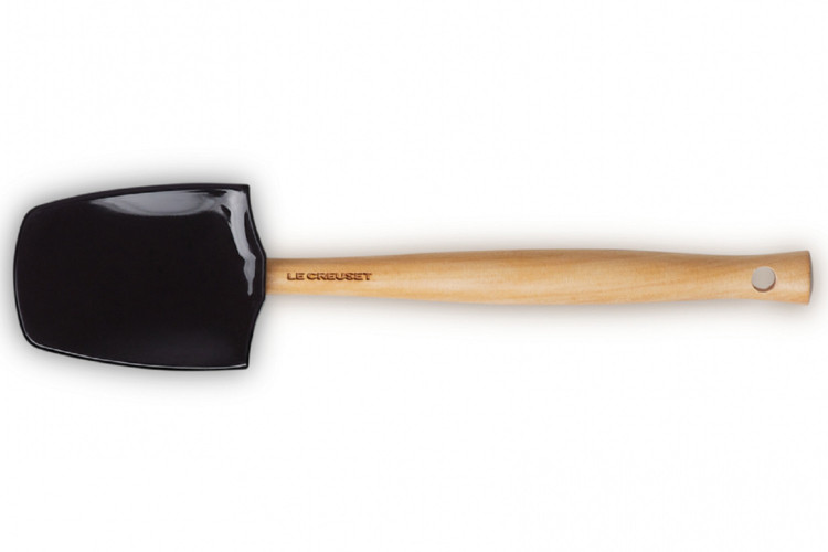 Spatule cuillère en silicone Le Creuset Création grand modèle 7cm Noir Onyx