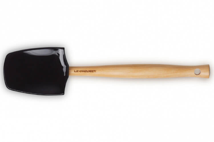 Spatule cuillère en silicone Le Creuset Création grand modèle 7cm Noir Onyx