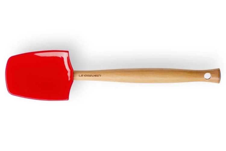 Spatule cuill&egrave;re en silicone Le Creuset Cr&eacute;ation grand mod&egrave;le 7cm Cerise