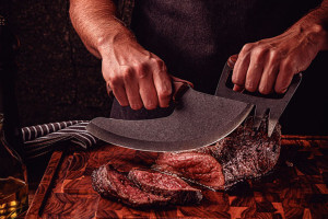 Couteau viking Tramontina Black 26,8cm manche en bois