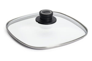 Couvercle Woll carré en verre de sécurité