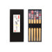 Set de 5 paires de baguettes chinoises en bambou Kutoyama - Modèle 4