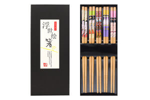 Set de 5 paires de baguettes chinoises en bambou Kutoyama - Modèle 7