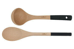Set cuillère et louche Cookut en bois