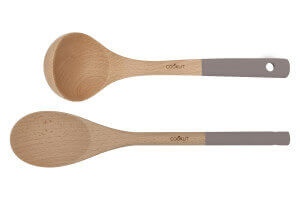 Set cuillère et louche Cookut en bois