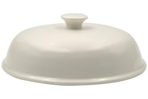 Couvercle à pain pour cocotte Cookut 28cm en céramique blanche