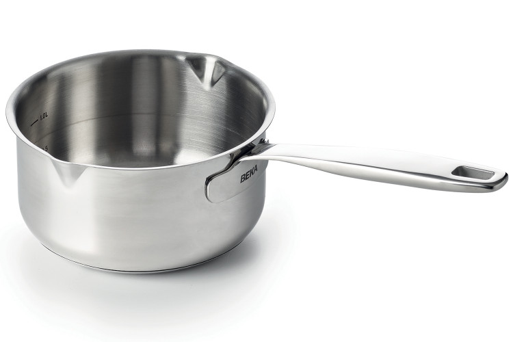 Casserole Beka Maestro en acier inoxydable 18/10 avec 2 becs verseurs