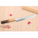 Couteau yanagiba 24cm japonais artisanal Nakamura Kaishin Saku WS2 en chêne