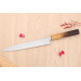 Couteau yanagiba 24cm japonais artisanal Nakamura Kaishin Saku WS2 en chêne
