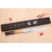 Couteau yanagiba 24cm japonais artisanal Nakamura Kaishin Saku WS2 en chêne