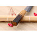 Couteau yanagiba 24cm japonais artisanal Nakamura Kaishin Saku WS2 en chêne