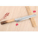 Couteau yanagiba kiritsuke 24cm japonais artisanal Nakamura Kaishin Saku WS2 en chêne