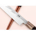 Couteau yanagiba 30cm japonais artisanal Nakamura Kaishin Suminagashi WS1