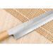 Couteau yanagiba 27cm japonais artisanal Nakamura Kaishin Saku WS2 en magnolia