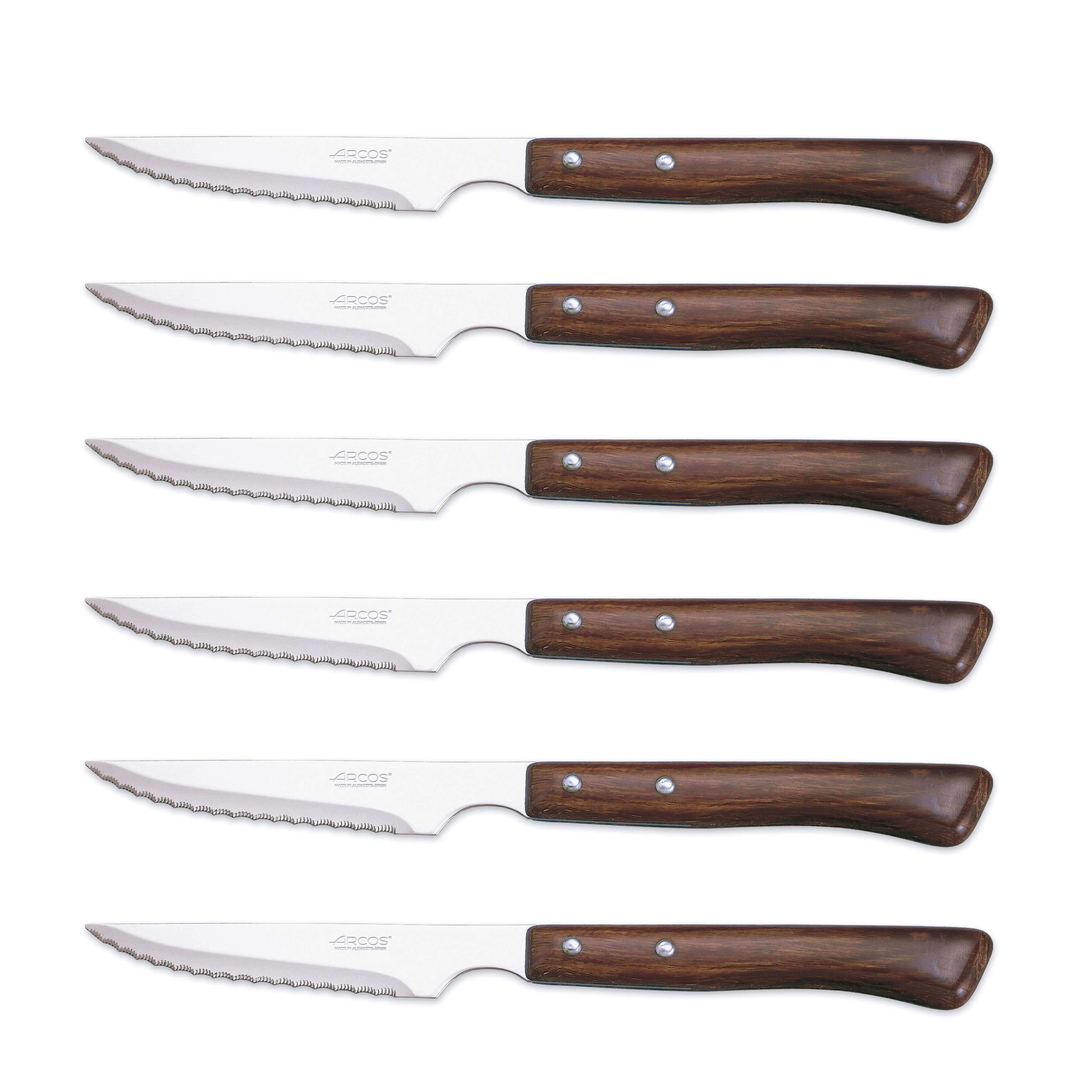 Bloc couteaux vide Sabatier Hévéa 6 couteaux à steak