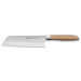 Couteau santoku alvéolé 18cm 32 Dumas Signature manche en chêne vert