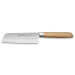 Couteau santoku alvéolé 13cm 32 Dumas Signature manche en chêne vert