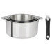 Set de 3 casseroles Cristel Mutine Amovible en inox 16 à 20cm - Poignée couleur incluse