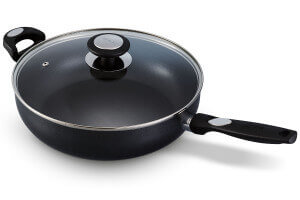 Sauteuse Beka Pro Induc revêtement céramique antiadhérent + couvercle en verre