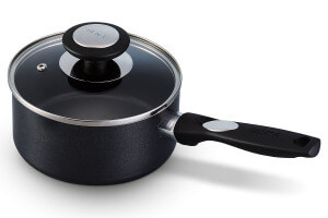 Casserole Beka Pro Induc 16cm revêtement céramique antiadhérent + couvercle en verre