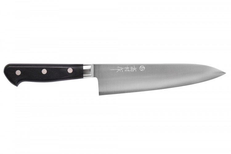 Couteau de chef 18cm japonais artisanal Takamura VG10 poli