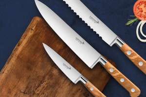 Couteau de chef 20cm Idéal Sabatier DEG en olivier