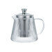 Théière Cristel Darjeeling 1,2L en verre borosilicate avec filtre démontable