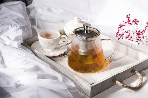 Théière Cristel Darjeeling 1,2L en verre borosilicate avec filtre démontable