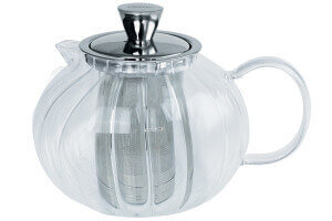 Théière Cristel Gyokuro 1,2L en verre borosilicate avec filtre démontable