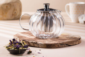 Théière Cristel Gyokuro 1,2L en verre borosilicate avec filtre démontable