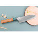 Couteau santoku 16,5cm japonais artisanal Makoto Kurosaki Kodama VG10
