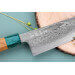 Couteau santoku 16,5cm japonais artisanal Makoto Kurosaki Kodama VG10