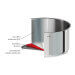 Poêle grill Cristel Castel'Pro inox + pince de service inox offerte - Exclusivité