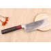 Couteau nakiri 16,5cm japonais artisanal Takeshi Saji VG10 Rainbow