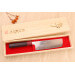 Couteau nakiri 16,5cm japonais artisanal Takeshi Saji VG10 Rainbow